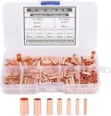 Copper Tube Connector Kits for Wire Connection in Power Distribution Equipment Ideal for Generators, Communication Cables, Various Transmitters, Voltage Regulators