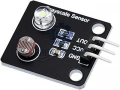 Bs Photosensitive Resistor Light Sensor Analog Grayscale Sensor Electronic Board Line Finder Tracking Module for DIY Kit