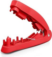 4 in 1 RJ45 wire stripper stripping tool with the functions of cutting, stripping, untangling and straightening STP/UTP cables.(Red)