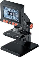 Profession Digital Microscope 4.3 Inch Screen Electronic Microscopes, with Adjustment Stand LED Light Portable microscopes