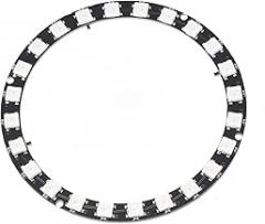 WS2812 LED Ring Light 5V RGB Addressable Individual Control LED Strip Module With Data Connection For Arduino Projects DIY Digital Lighting Programming Development Maker Electronics(24ELD)