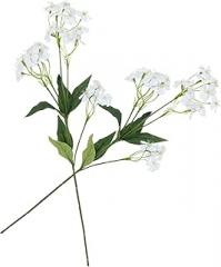 Milisten 2pcs Artificial Carnations Faux Flower Stems Long Stem Realistic Silk Flowers White Plastic Plants for Home Wedding Decoration Floral Arrangements