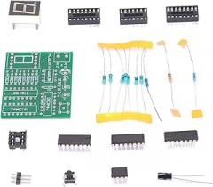 Decimal Counter Kit ABS Training Counters Parts Electronic Project Teaching Suit for Schools Skill Training Inspection