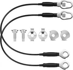 Linkstyle 2pcs Tailgate Cables Tail Gate Replacement, Compatible with Ford F150 2004-2014 and Lincoln Mark LT 2006-2008