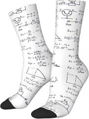 ocpcrn Men's and women's calf socks, comfortable sports and casual socks