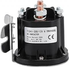 DC Contactor 12V 24V 48V 200A 1NO T1241-200 for Battery Truck Electric Forklift Electric Winch Electric Vehicle (Color : 72V 1NO)