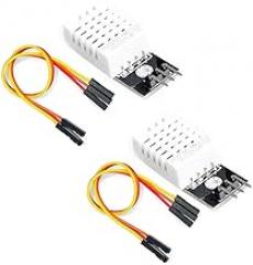 AITRIP 2pcs DHT22/AM2302 Digital Temperature and Humidity Sensor Module Temperature Humidity Monitor Sensor Replace SHT11 SHT15 for Arduino Electronic Practice DIY