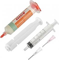 30mL No-Clean Solder Flux Lead-Free Solder Flux with 2 Metering Tools for LED SMD PCB BGA Electronic Soldering (1.62 oz/46 g)