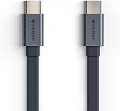 Remarkable - 3´ USB-C to USB-C Cable for Your Paper Tablet - Dark Gray