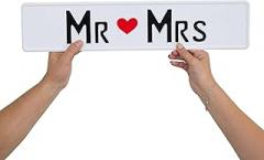 Custom White European License Plate Home Decor Metal Personalized Front Delete Interior Funny Gift Nameplate for car