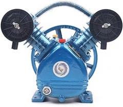 TBVECHI Air Compressor Pump Head, 1500W 115PSI 2HP V Style Twin Cylinder Air Compressor Pump Motor Head Air Tool