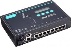 MOXA NPort 5650-8-DT-J 8-Port Serial Device Server, 10/100 Ethernet, RS-232/422/485. Connector, RJ-45 8pin Jack connectors, i15KV ESD, 12-48VDC, 110V Power Supply