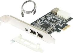 1394 Expansion Card PCI-E 1X to IEEE 1394 1x 1394A 6Pin to 1394 4Pin Controller Firewire Card 4 Port Video Adapter Ieee 1394a