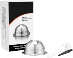 Refillable Capsules Coffee Pods 70ML for Nespresso Vertuo Plus Series Accessory
