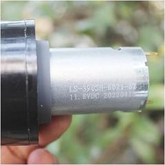 DC 7.4V-12V 72W 390 Blade Fan electronic starter Double Ball Bearing High Speed Power Turbine Fan DIY Vacuum