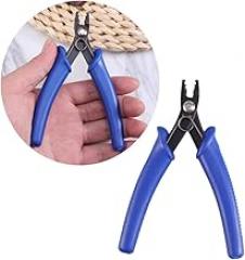 Angoily Handheld Diagonal Cutting Pliers with High Leverage Handle for Easy Wire and Cable Cutting Insulated Non-slip Grips for Comfort and Safety for Jewelry Making and Electronics