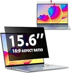 Laptop Privacy Screen 15.6 Inch 16:9 Aspect Ratio, Laptop Screen Privacy Shield Compatible With Lenovo Hp Dell Acer Asus Thinkpad Envy Xps, Removable Anti Glare Blue Light Computer Filter Protector