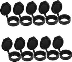 10pcs Door Lock Covers Dustproof Keyhole Caps for Cam Locks Rubber Protection for Use