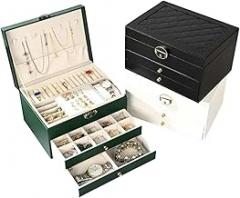 Large Jewelry Storage Box Multi-Layer Organizer for Jewelry Necklace Earring Leather Jewellery Storage Packaging Display Boxes New 2026 High for Reliable Electronic Component