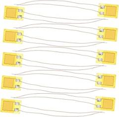 ABOOFAN 10Pcs Plastic Strain Gauge Sensor High Precision Load Cell Strain Gauges for Pressure Measurement Reliable Electronic Load Cell Sensors for Engineering Applications