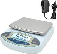 Digital Precision Scale Jewelry Kitchen Lab Electronic Balance 5000g 0.01g Accuracy Fast Reading for Industry (US Plug)