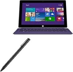 BoxWave Stylus Pen Compatible with Microsoft Surface 2 - ActiveStudio Active Stylus 2019, Electronic Stylus with Ultra Fine Tip - Jet Black