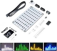 5 Colors 8x8 5V Fft Audio Spectrum Analyzer Indicator Voice Control Matrix Led Red/Blue/Green/Yellow/White Electronic DIY New 2026 for Arrival High Reliable Component, Precision, Stable Performance