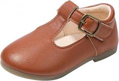 Generic Girl Shoes Small Leather Shoes Single Shoes Children Dance Shoes Girls Performance Shoes Toddler Sandals 5