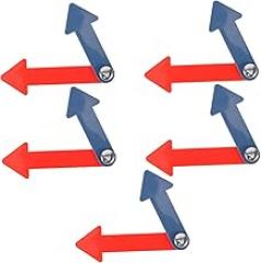 5pcs Plastic Clock Hands for Projects Educational Needles for Math Classrooms and Home Use for Teaching Boys and Girls to Tell