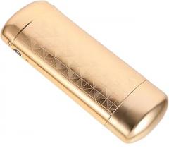 VANZACK Portable Hard Shell Aluminum Sunglasses Protective Case Compact Eyeglass Storage Box for Glasses Multipurpose Organizer for Electronics and Accessories Durable Lightweight Gold