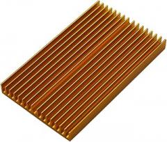 Aluminum Alloy PCB Heat Sink Cooling Block for Ic Chip, 100x60x10mm, High Power Radiator for Electronics Cooling, Suitable for Computer Components and Industrial Use Random Color