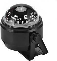 Functional Car Marine Compass Black Electronic Adjustable Marine Ball Night Compass for Boat Vehicles
