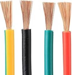 Insulated Stranded Tinned Copper Wire, RV Control Wire Roll - Flex Single Core Copper, PVC Insulated for Industrial & Residential Use(1.5mm2-bvr)