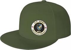 SCEVOLMAR US Army MOS 993 Electronic Warfare Flat Brim Cap Unisex Flat Bill Baseball Cap