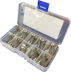6 * 30mm Fuse Box Kit 72PCS=9Values*8pcs 0.5A 1A 2A 3A 5A 10A 15A 20A 30A Blown Fuze Tube Protect Circuit+ Clip Seat 20pcs New 2025 for Arrival High Reliable Electronic Component, Stable Performance