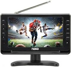 Naxa Electronics NT-110 10-inch Portable TV & Digital Multimedia Player with Car Package, Compatible with USB, SD Cards, Black