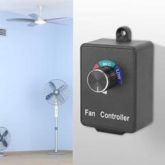 ELECTRONIC STEPLESS SPEED GOVERNOR DUCT FAN VARIABLE SPEED CONTROLLER SWITCH FOR HOME APPLIANCES