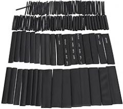 Heat Shrink Tubing Insulation Protection Shrinkable Tube Combination Set 127Pcs Nylon Sleeve for Electronic Components Circuit Wiring Harness Wire Connection Repair