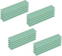 Thermal Pad 120 x 20 x 1.0 mm for M.2 NVMe SSD,GPU,LED,PS4,PS5,Laptop,PCs,and Other Electronic Devices.High Thermal Conductivity Gap Filler;Safe to Handle and Easy to Apply.Grass Green,Pack of 20