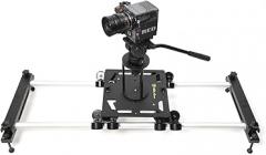 Glide Gear DEV 10 Cine Dolly – Pro Video Slider Rig – Smooth Roller, Mitchell & Bowl Mounts, Fits 1–2
