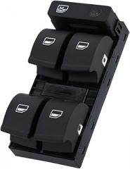 Power Window Car StylingCar Window Switch Driver Side Front Modification Electronic Window Master Switch Compatible with Audi A4 B6 B7 8E0959851B Window Master Switch