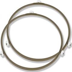 2Pack Microwave Turntable Ring 9.25in 5889W2A012D,5889W2A012F,5889W2A012P, Microwave Turntable Swivel Roller Support Ring,Compatible with 12.75 inch LG Electronic Microwave Oven Glass Turntable Tray