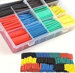 164pcs Heat Shrink Tubing Kit Polyolefin 2:1 Shrink Ratio for Wire Insulation, Cable Repair, Electronics, Automotive, Mixcolor