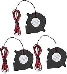 High Speed 3Pcs Electronic Cooling Fan 6000RPM DC 12V 0.18A Blower Cooler for Printers, Case Fan, Efficient Heat Dissipation
