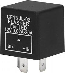 LED Turn Signal Light Control Flasher Normally Open DC 12V. 3 Pin Electronic Flasher Relay