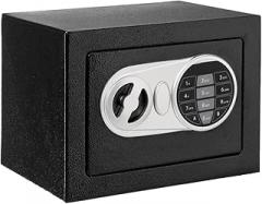 Safe Box,Support Electronic Password Operation and Password Reset Function, for Home Office Hotel Business Cash Jewelry Storage(Black,9.06