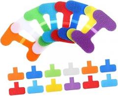 POPETPOP 20pcs Cable Management Straps Reusable Cord Labels Fastening Tags for Electronics Flexible Cord Organizers Wire Labels Compact Mixed Colors