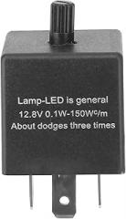 NAYIRI 12V 3PIN Relay Motorcycle Turn Signal Lights LED Flashing Converter Tool Electronics Regulator Kit 4x4 Car Accessories Universal