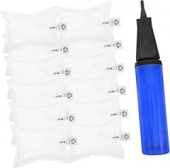 Uonlytech 1Set Inflatable Air Pillows Packing Crash Air Cushion Bags for Shipping for Electronics and Delicate Items Includes Inflator Compact