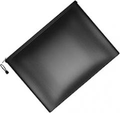 Fireproof Document Bag Organizer for Important Documents Cash and Electronics Medium Multi for Home and Travel Safety